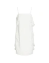 Dkny Woman Mini Dress White Size 4 Polyester, Elastane In White