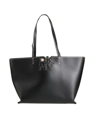 Dkny Woman Shoulder Bag Black Size - Polyurethane