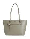 Dkny Woman Shoulder Bag Khaki Size - Cow Leather In Beige