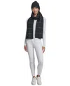 Dkny Women's 2-piece Studded Beanie And Scarf Set In Black