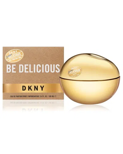 Dkny Women's 3.4oz Golden Be Delicious Edp Spray