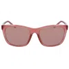 Dkny Women's 55mm Crystal Blush Sunglasses In Multi