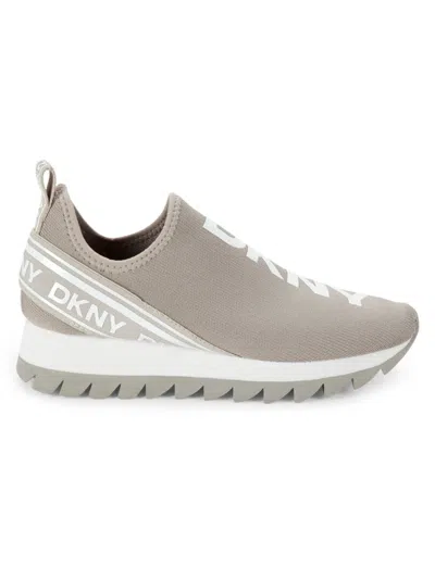 Dkny Slip-on Sneaker In Stone Grey