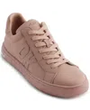 Dkny Abeni Lizard Embossed Sneaker In Blush
