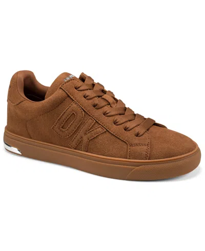 Dkny Women's Abeni Lace-up Sneakers In Walnut