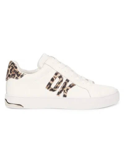 Dkny Women's Abeni Logo Sneakers In White