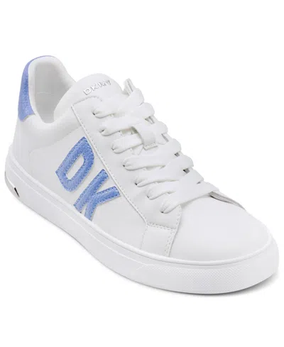 Dkny Women's Abeni Platform Low Top Sneakers In White