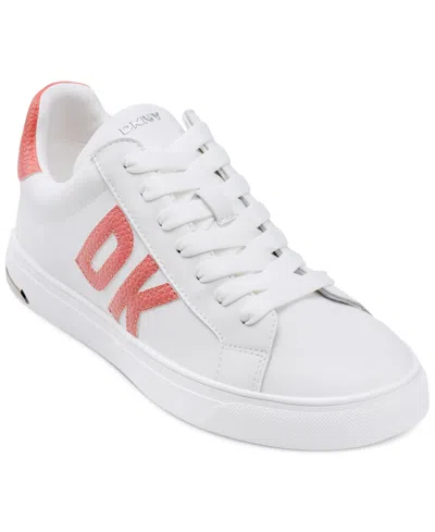 Dkny Women's Abeni Platform Low Top Sneakers In White