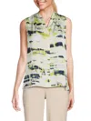 DKNY WOMEN'S ABSTRACT TOP