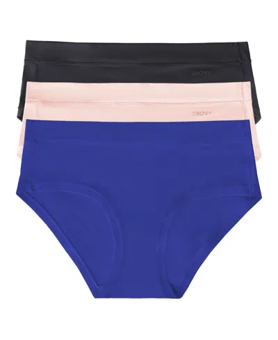 Dkny Women's Active Comfort Hipster Panties, 3-pack Set