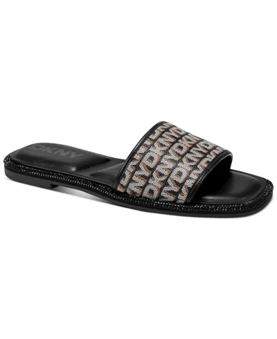 Dkny Women's Badin Slide Flat Sandals In Multi