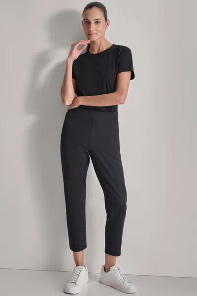 Dkny Women's Balance Compression Elastic Waist Pants In Black