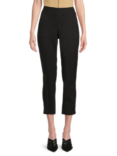 DKNY WOMEN'S BALANCE COMPRESSION ELASTIC-WAIST SLIM PANTS