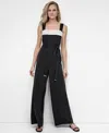 Dkny Women's Belted Buckle-strap Jumpsuit