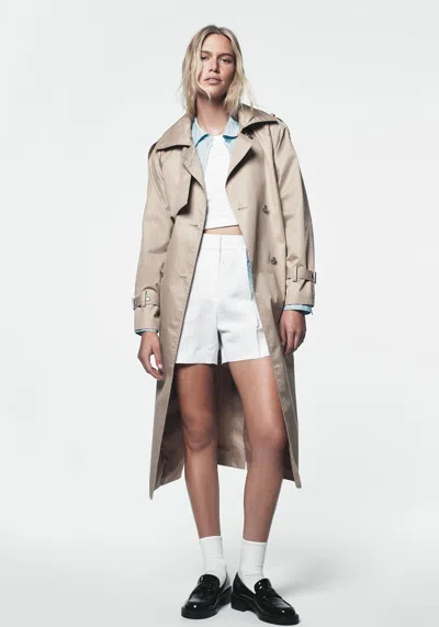 Dkny Women's Belted Shorts In Neutral