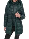 Dkny Women's Bib Puffer Coat In Pine