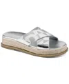 Dkny Binna Platform Sandal In Silver