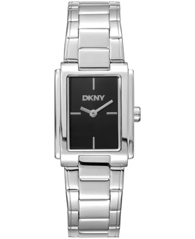 Dkny Women's Black Dial Stainless Steel Bracelet Watch, 23 X 30mm