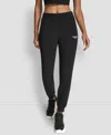 Dkny Cotton Blend Joggers In Black