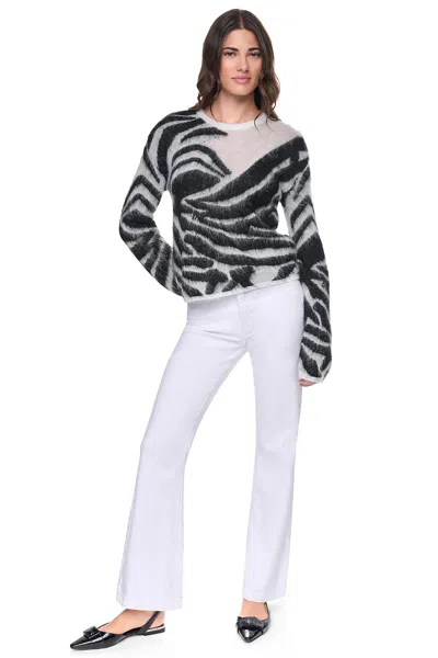 Dkny Women's Brushed Animal Intarsia Sweater In Pattern