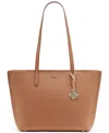 Dkny Bryant Medium Zippered Tote Bag In Pink