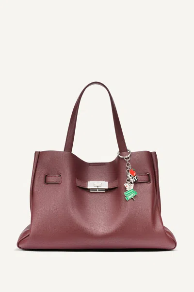Dkny Women's Bryar Large Satchel In Burgundy