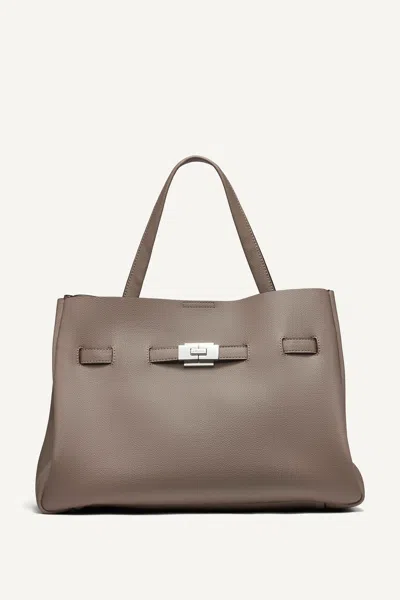 Dkny Women's Bryar Large Satchel In Mink