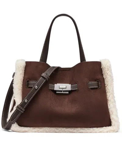 Dkny Women's Bryar Small Satchel Bag In Coffee Bean