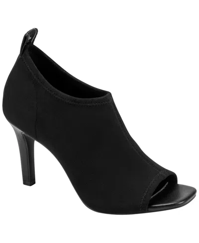 Dkny Brynna Open Toe Bootie In Black