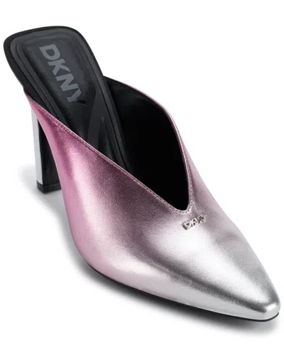 DKNY WOMEN'S CADENA SLIP ON MULE PUMPS
