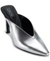 Dkny Women's Cadena Slip On Mule Pumps In Silver