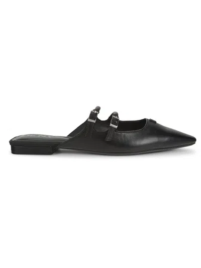 DKNY WOMEN'S CAHANA LEATHER MARY JANE MULES
