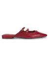 Dkny Cahana Mary Jane Pointed Toe Mule In Burgundy