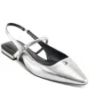 Dkny Women's Cairo Slingback Flats In Silver
