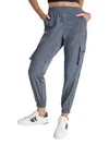 Dkny Women's Camouflage Cargo Commuter Joggers In Turbulence