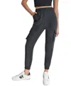 Dkny Women's Camouflage Cargo Commuter Joggers In Black
