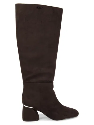 Dkny Women's Cana Knee Boots In Brown