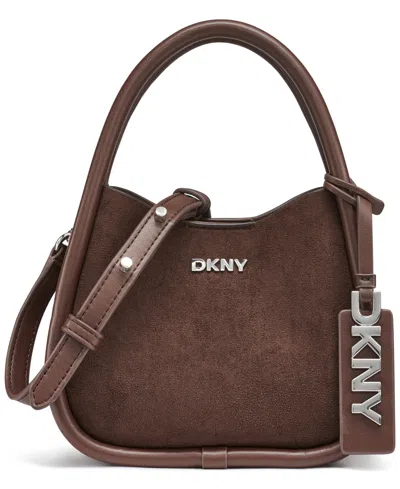 Dkny Women's Capri Crossbody Hobo Bag In Brown