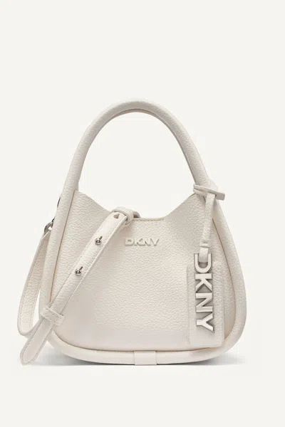 Dkny Women's Capri Hobo Crossbody Bag In White