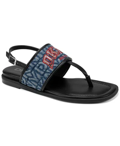 DKNY WOMEN'S CELADINE THONG FLAT SANDALS