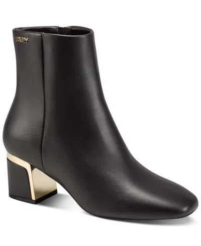 Dkny Women's Celisha Heeled Dress Booties In Black