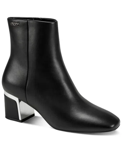 Dkny Women's Celisha Heeled Dress Booties In Black