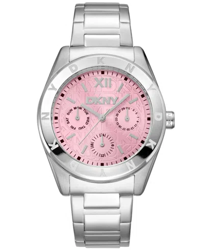 Dkny Women's Chambers Multi Sport Chronograph Stainless Steel Bracelet Watch, 36mm