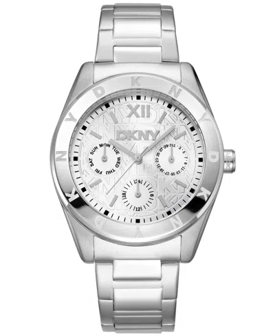 Dkny Women's Chambers Multi Sport Chronograph Stainless Steel Bracelet Watch, 36mm