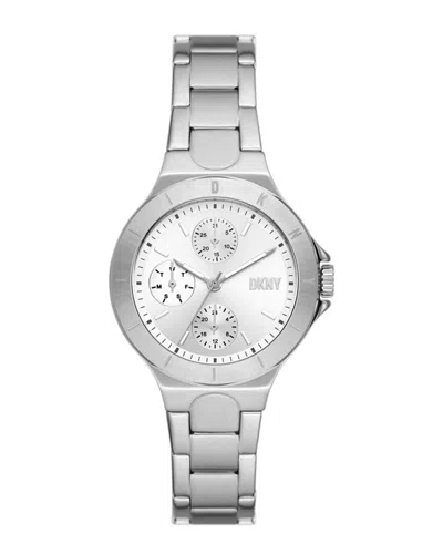 Dkny Women's Chambers Watch In Metallic