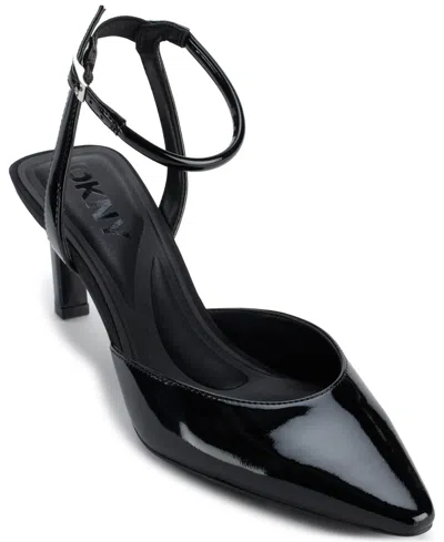 DKNY WOMEN'S CHAROLETTE ANKLE STRAP PUMPS