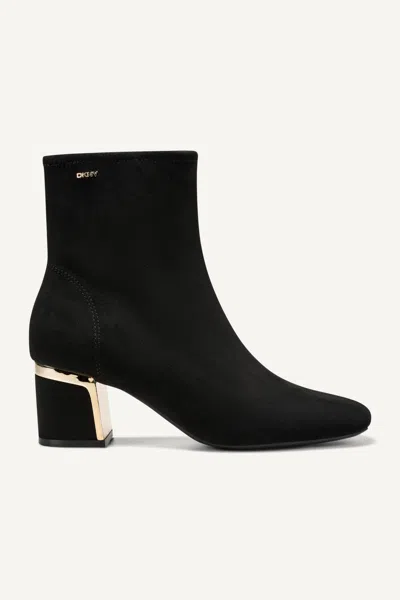 Dkny Women's Chiara Heeled Bootie In Black