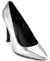 Dkny Chrystie Pointed Toe Pump In Silver