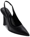 Dkny Cinette Slingback Pointed Toe Pump In Black