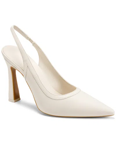 Dkny Women's Cinette Slingback Pumps In White